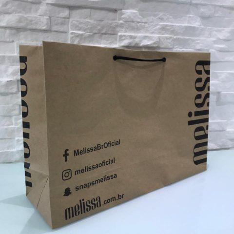 Sacola de papelão Melissa