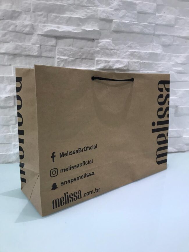 Sacola de papelão Melissa