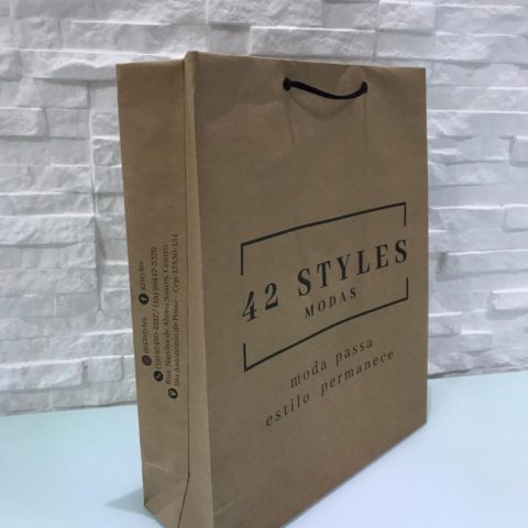 Sacola de papelão 42 Styles