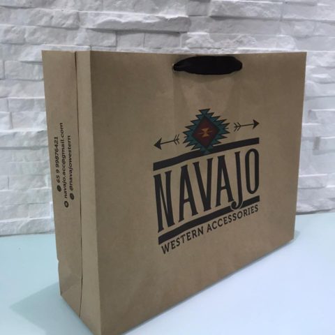 Sacola de papelão Navajo