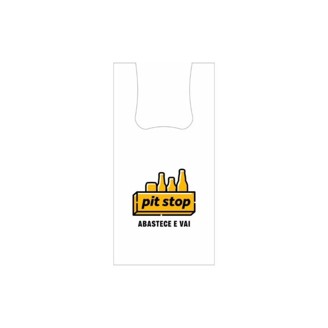 SaSacola plástica Alça Camiseta Pit Stop